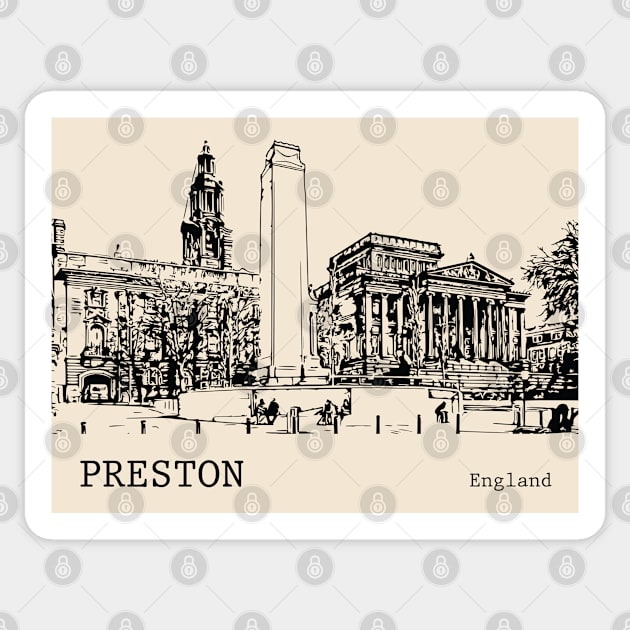 Preston England Sticker by Lakeric